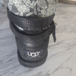 Gorgeous UGG Black Lace Women Boots